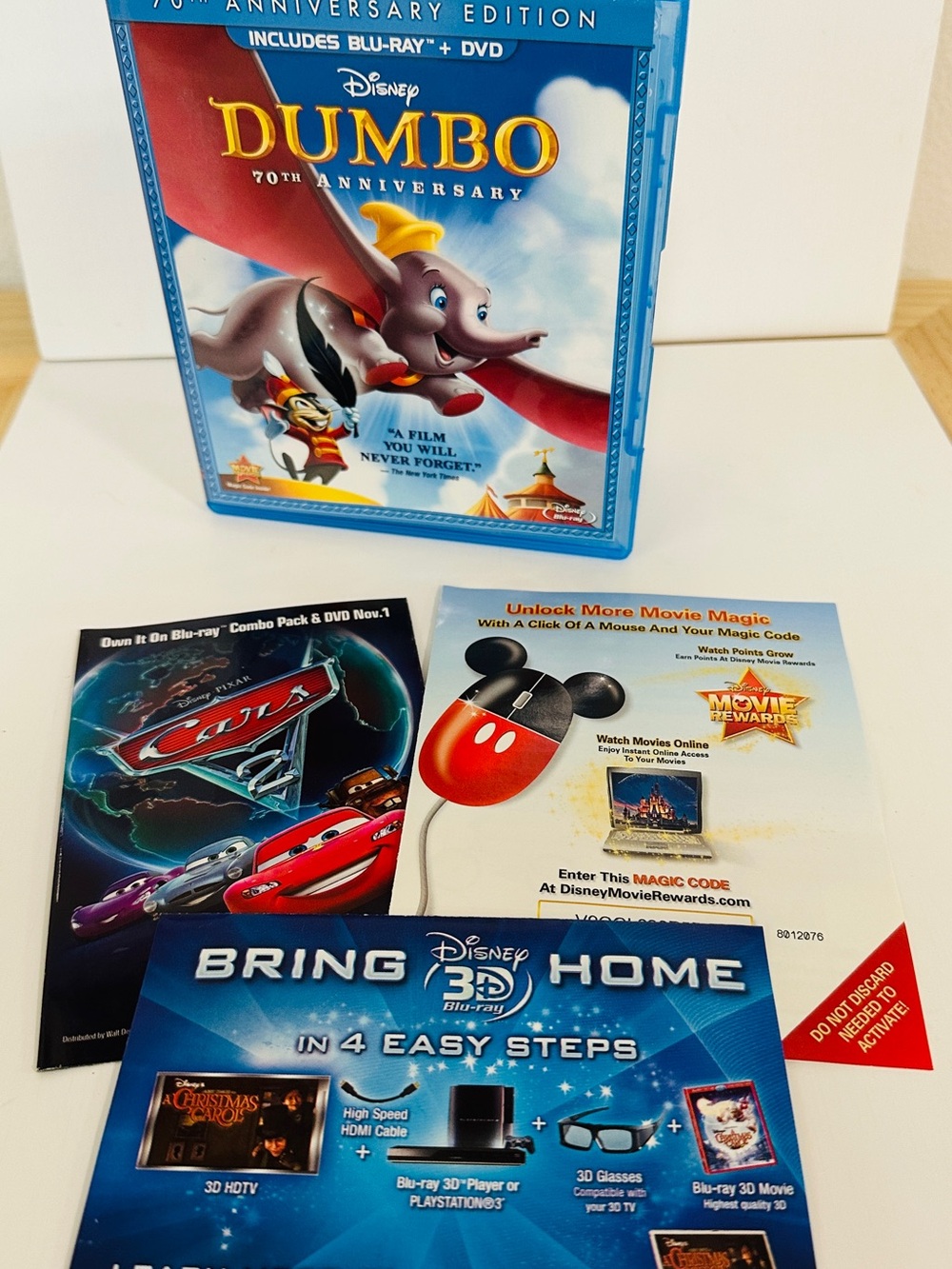 Disney Dumbo 70th Anniversary Blu-ray - Blue Case